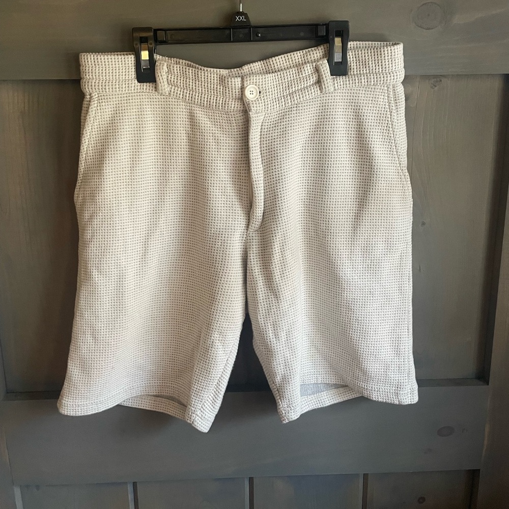 Men's Gray textured Shorts boohooman made in Turkey